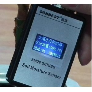 China SM2801BD RS485 display type soil moisture sensor on sale