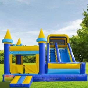 Cheap Commercial Castle Inflatable Bounce House with Customized Color and Durable Design for sale