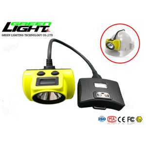 OLED Screen 6.8Ah Battery 18000lux 2.3W LED Mining Cap Lamp
