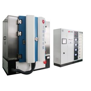 PVD Vacuum Gold Plating Machine on Ceramic Basins, PVD TiN gold Plating on