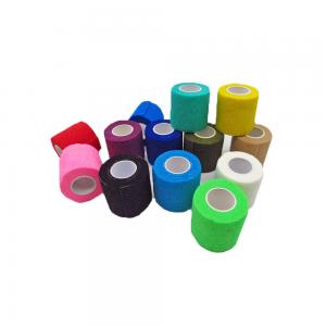 Cheap Medical Self Adhesive Bandage Sport Tape Non woven Cohesive Elastic Bandage for sale