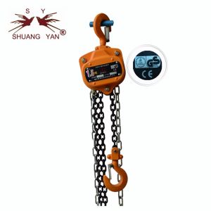 High Efficiency Manual Chain Block Portable Lifting Device Minimum Maintenance