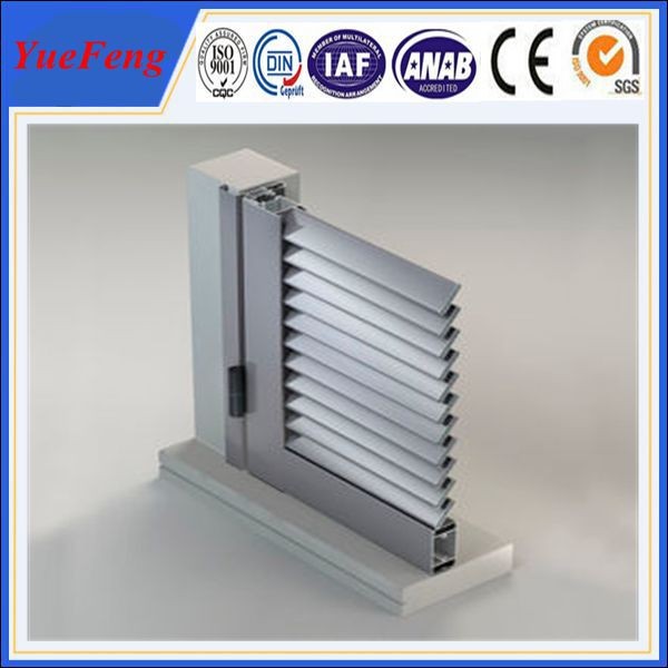 Quality oval solid aluminium louvre profile, sliver 6063 t5 aluminum extrusion blade louver panels wholesale