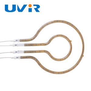 1950W Quartz Ring Infrared Lamp 208V Industrial Heater