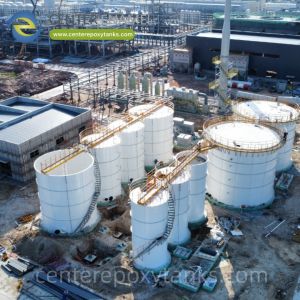 Fusion Bonded Epoxy Tank for Dairy Wastewater Treatment: Ensures reliable storage for milk and processing effluents