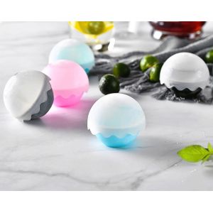 Silicone Ice Ball Maker for 100% Food Grade Silicone Reusable Portable Sphere