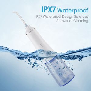 China IPX7 Dental Oral Irrigator Cordless Water Flosser Rechargeable Battery Handheld on sale