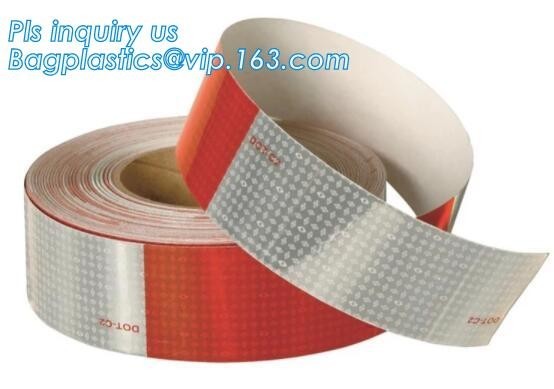 Quality Engineering Grade Prismatic Reflective Sheeting Tape,3m pavement marking tape road reflective pattern tape,3M Red&White wholesale