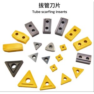 Various Types High-performance CVD/PVD Coated Cemented Carbide Inserts For Tube Scraping Needs