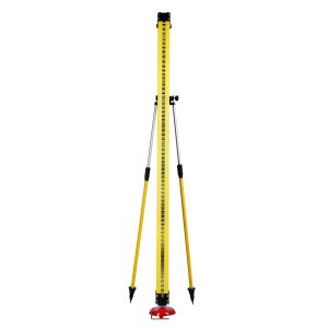 1.3Kg Telescopic Levelling Staff 78mm Survey Staff Bipods Stands Survey