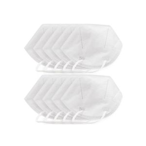 Ear Wearing N95 Dust Mask White Color Environment Friendly Smooth Breathing