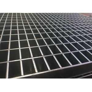 Non Slip Press Lock Grating Hot Dip Galvanized Feature Eco - Friendly