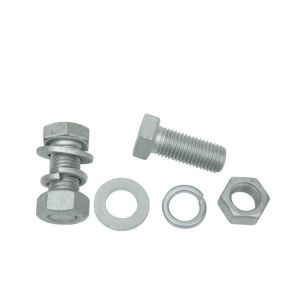 Hot Dip Galvanized Hex Head Bolt Grade 5 Grade 8 DIN931 DIN933