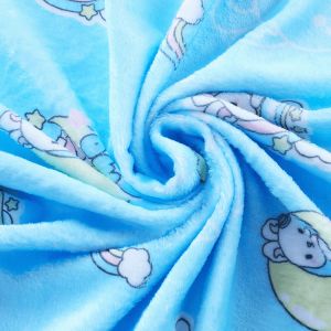 Kids Personalized Soft Cartoon Fleece Blanket Print 100% Polyester