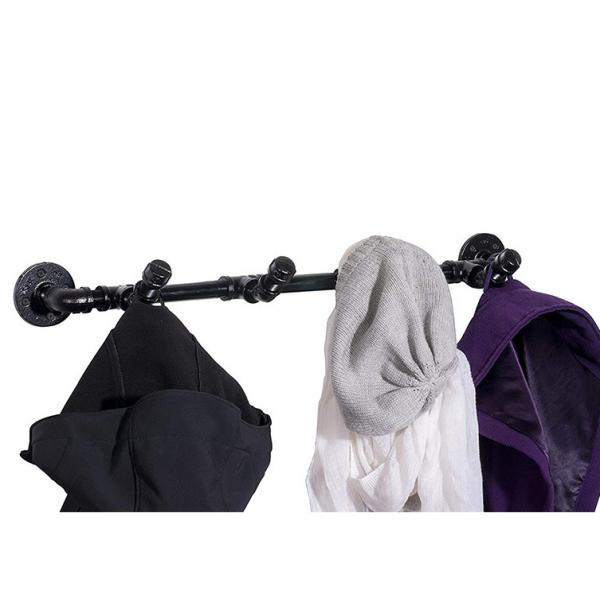 Quality Electroplated Finished Coat Rack 4 Clothes Hooks Malleable Iron Material wholesale