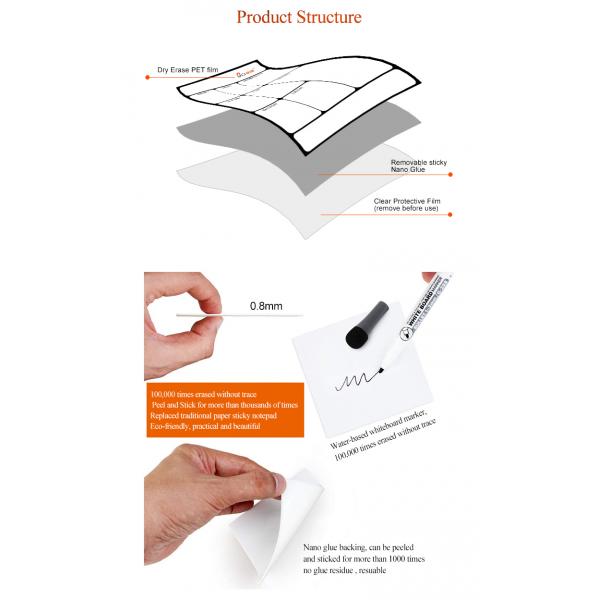 Cute Design Removable Dry Erase To Do List Whiteboard
