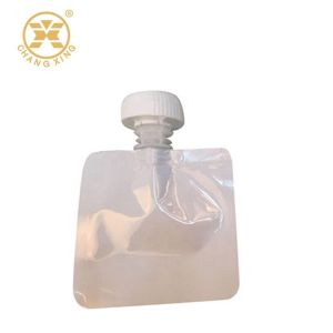 250ml 750ml Spouted Liquid Stand Up Pouches LDPE Peanut Butter Squeeze