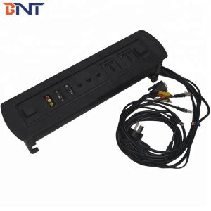 BNT Tabletop Hidden Outlet With Selectable Connector for Office Room EK9231