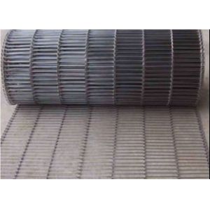 Food Grade Chain Link Spiral Stainless Steel Wire Mesh Conveyor Belt 1.2m Width