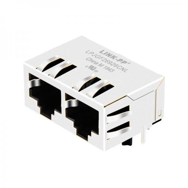 Quality Halo HFJ12-E1G11ERL Compatible LINK-PP LPJGF26926CNL 10/100/1000 Base-T Tab Down Without LED 1x2 Port Lan RJ45 Connection wholesale