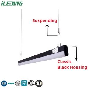 LED 34W 4FT Strip Mount Lights IP65 Linear Supermarket Lamp Fixtures 5- for