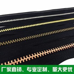 Corrosion Resistant Plating Metal Zipper with Enhanced Durability and OEKO-TEX