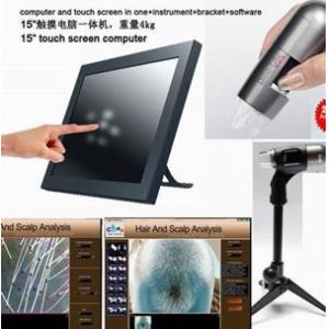 Cheap portable 2 million pixel polarizing function for dark skin pigment skin analyzer machine for sale
