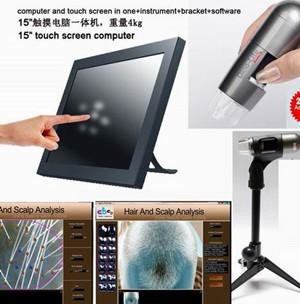 Quality portable polarizing function for dark skin pigment skin analyzer machine with high image resolution of 1024*1280 wholesale