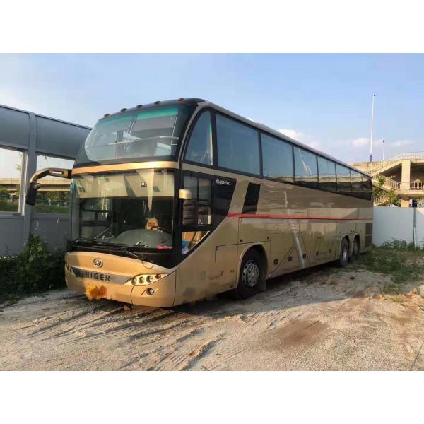 Quality Strong Engine Large Used Commercial Bus 71 Seats Diesel Back Double Axles With AC Two Floor wholesale
