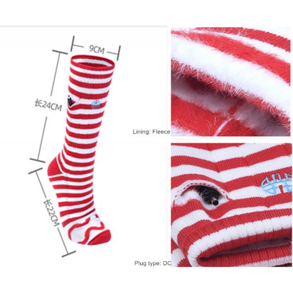 High Ankle Rechargeable Heated Socks Casual woven Weaving