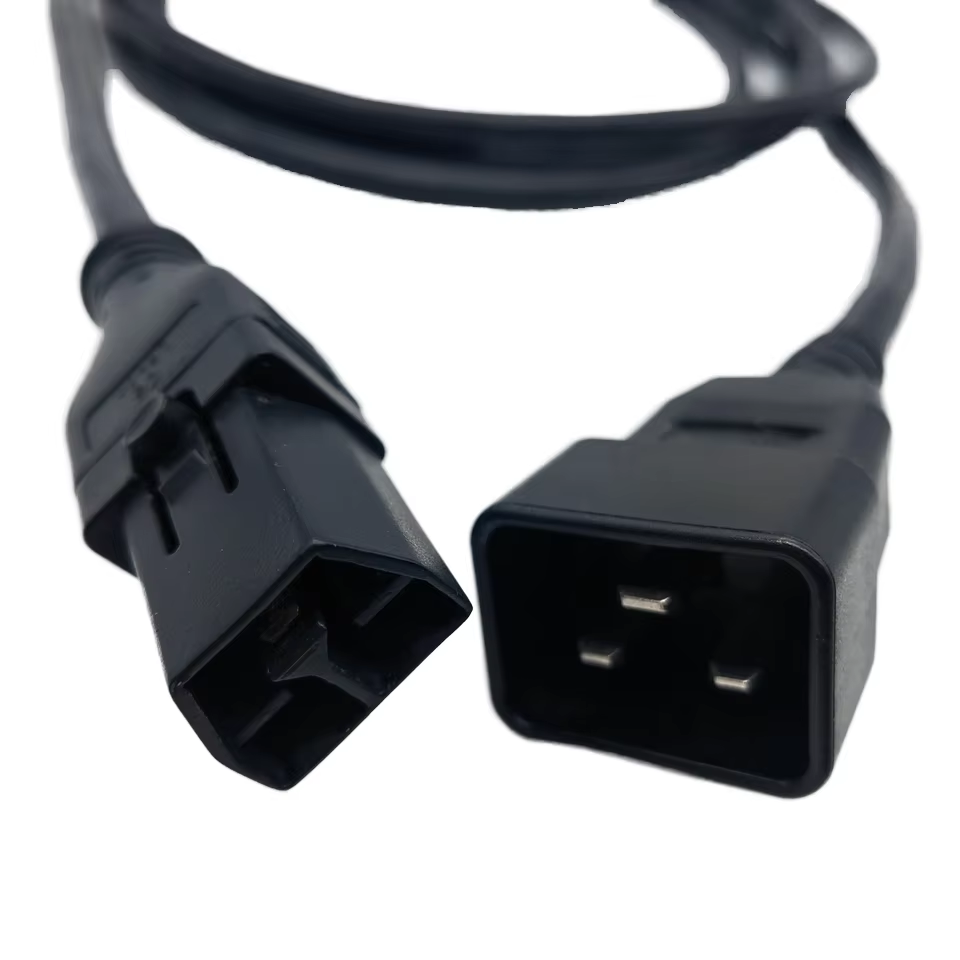 3 Core H05VV-F SJT 12AWG 3 Core SAF-D-GIRD to C20 Power Cord Male Female