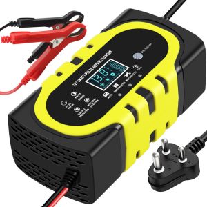 Cheap 12V/24V Output Automatic Intelligent Pulse Repair Battery Charger with CE RoHS FCC Certification and FCP Function for sale