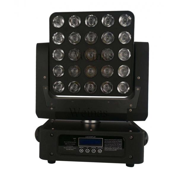32 Dynamic Patterns LED Matrix Moving Head Light 15W * 25PCS And 81 Fixed