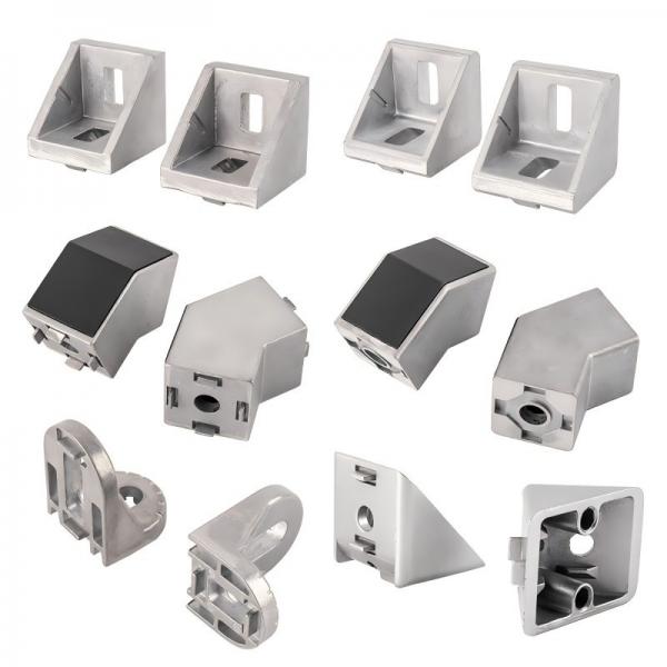 Aluminum Profile Hinge Fittings Right Angle Flexible Swivel Connector Aluminum Connector Aluminium Profile Accessories