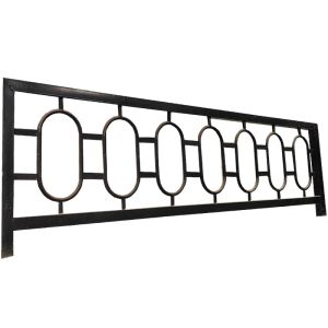 Powder Coating Standard Usa Mild Steel Railing With Modern Handrail Design