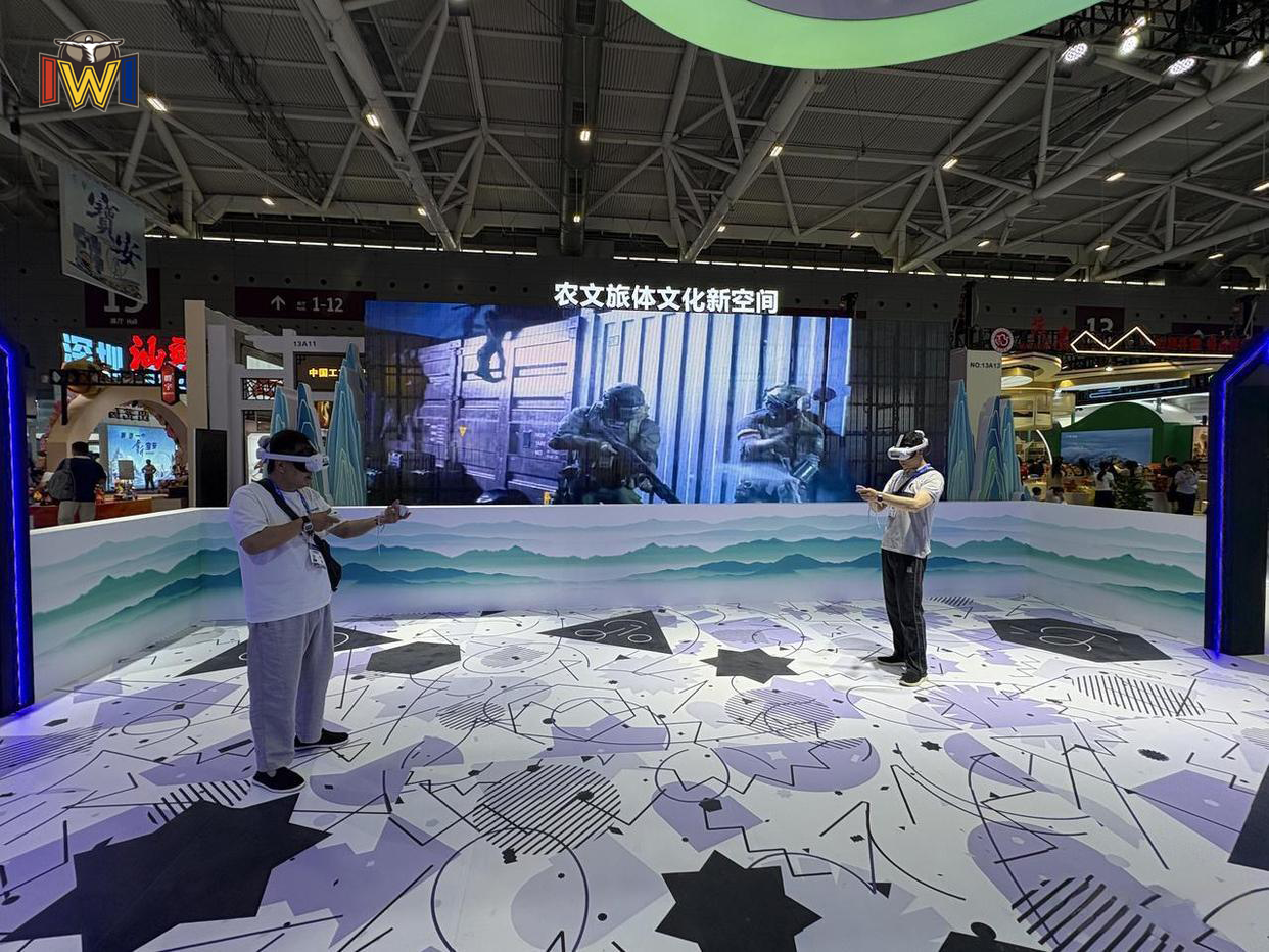 XR Arena Location Based Entertainment Space Game with Special Effects