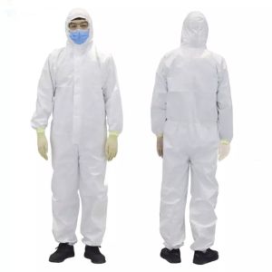 China SMS Elastic Wrist Disposable Protective Coverall on sale