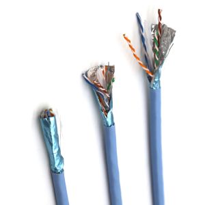 1000FT CAT6A Ethernet Network Bulk Cable , Solid FTP RISER COPPER Network Cable
