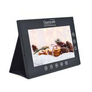 Motion sensor video display custom print 10 inch LCD electronic advertising