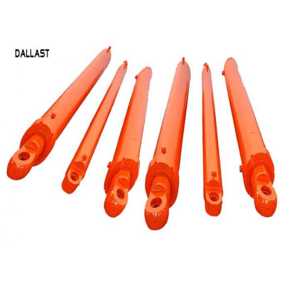 Small Piston Long Stroke Hydraulic Ram Chrome Rod Double Acting for Construction