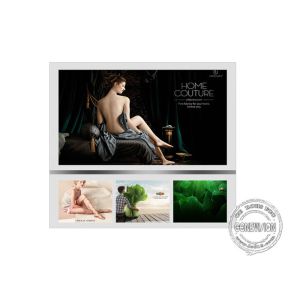 21.5 inch Multi Screens Landscape ultra slim elevator advertising screen wall