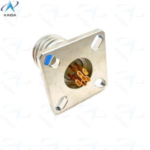 Cheap Electroless Nickel Shell 7 A MIL-DTL-38999 Series Ⅲ Hermetic Box Mounting Receptacle D38999/21NA35PN for sale