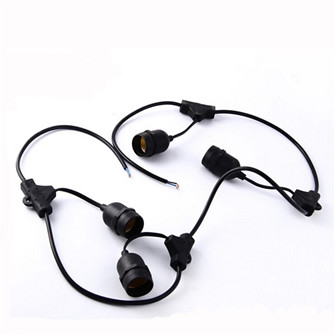 Quality 48ft with 15 socket E26 Commercial Grade patio Light Strings with S14 bulb wholesale