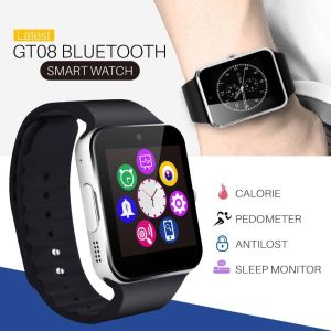 240 * 240 Piexl Resolution Bluetooth Smart Bracelet Support Sim / TF Card