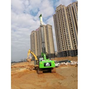 50m Hydraulic Piling Rig Rotary Angle Displacement Output Mechanism.