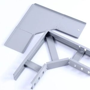 Galvanized Rectangular Cable Tray Fittings With Mounting Hardware
