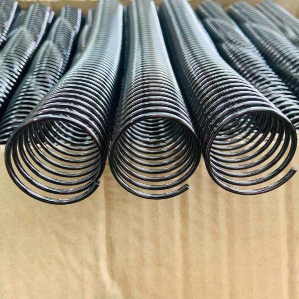 Quality ROHS Electroplated 1-1/4 Inch Metal Spiral Binding Coils For High End Notebook wholesale