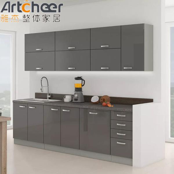 Quality E0 Grade Material Contemporary Kitchen Cabinets in French Style with Customized Color wholesale