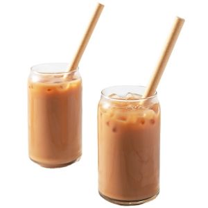 OEM 6mm 197mm Paper Drinking Straws Bulk For Milkshake