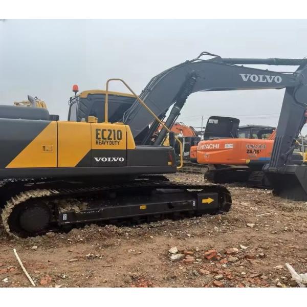 Low price 18100kg Second Hand Vollvo EC210D Hydraulic Crawler Excavator with D5E Engine Model